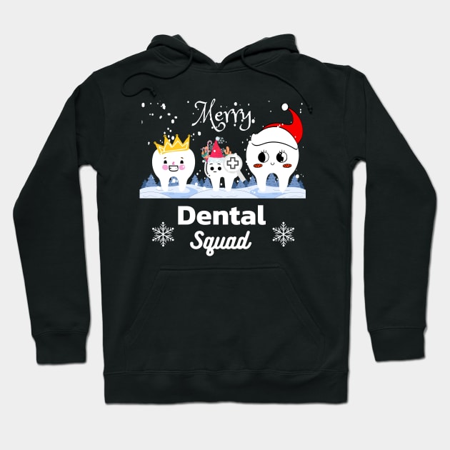 Merry Dental Squad Hoodie by Darunyaa